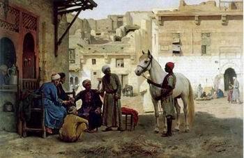 unknow artist Arab or Arabic people and life. Orientalism oil paintings 98 oil painting picture